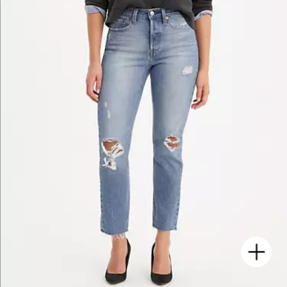 NWT Levi’s Wedgie ankle jeans